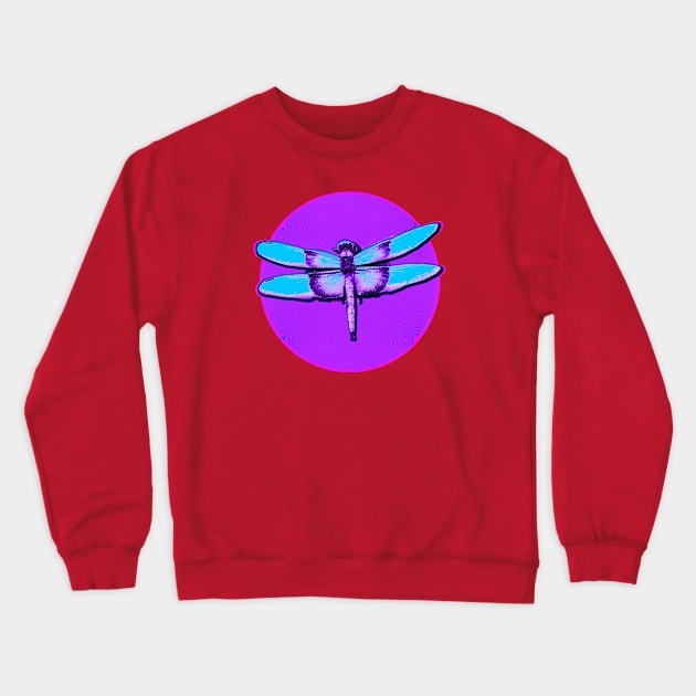 Dragonfly Circle Crewneck Sweatshirt by Jan4insight TeeStore